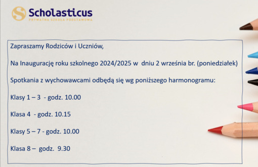 Rozpoczęcie roku szkolnego
